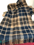 Plaid Alpaca Throw