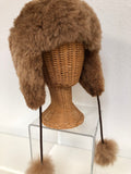 Alpaca Hide Hat with Earflaps