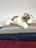 Denim Blue Alpaca Pet Bed