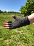 Fingerless Alpaca Gloves
