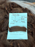 Dark Brown Alpaca Fiber - Ben26