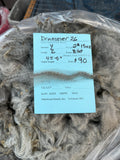 Medium Silver Grey Alpaca Fiber - Drummer 26