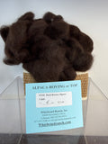 Dark Brown Alpaca Roving (1326)