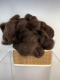 Dark Brown Alpaca Roving (1326)