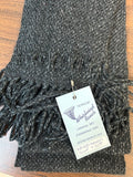 Charcoal grey alpaca scarf (520)