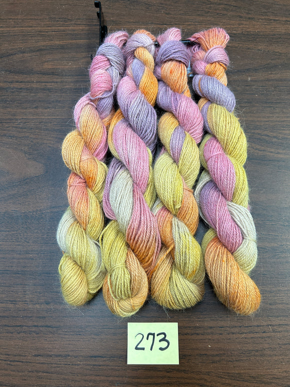 Hand Dyed Alpaca Yarn (#273)