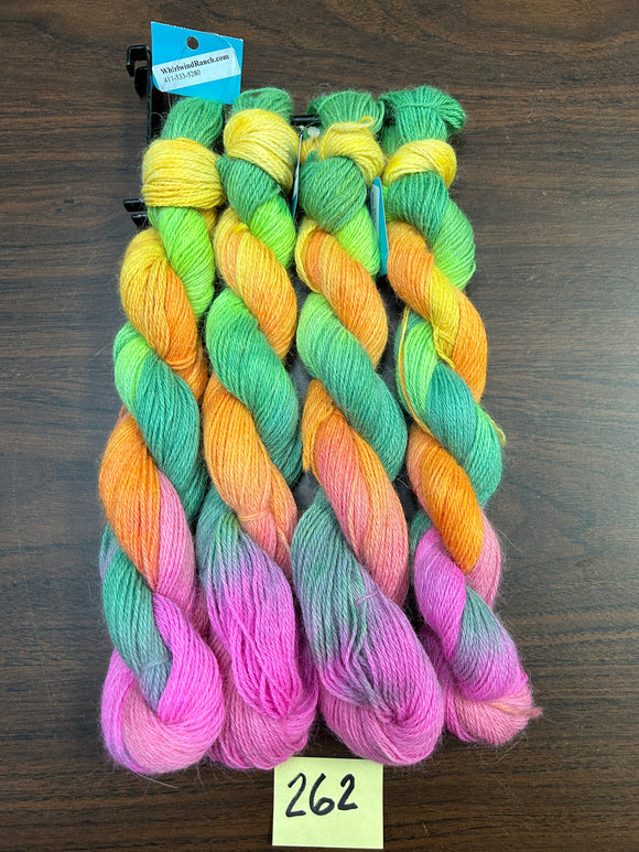 Hand Dyed Alpaca Yarn (#262)