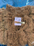 Dark Fawn Alpaca Fiber - Mia15