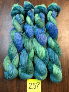 Hand Dyed Alpaca Yarn (#257)