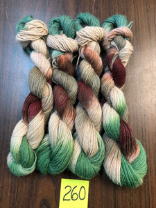 Hand Dyed Alpaca Yarn (#260)