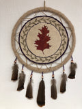 Alpaca and Turkey Feather Wall Hanging