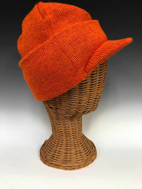 Hunter Orange Alpaca Hat