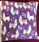 Purple Llama Pillow