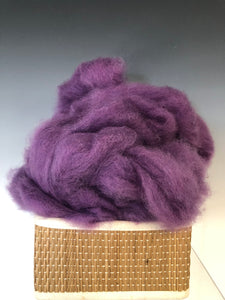 Purple Baby Alpaca Roving - 9722