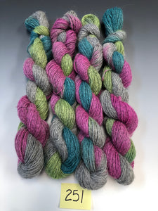 Hand Dyed Alpaca Yarn (#251)